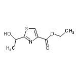 CAS 登录号：161891-80-1， 乙基2-(1-羟基乙基)-1,3-噻唑-4-羧酸酯