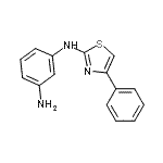CAS#: 1619-41-6, N-(4-Phenyl-1,3-Thiazol-2-Yl)-1,3-Benzenediamine
