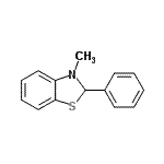 CAS#: 16192-33-9, 3-Methyl-2-Phenyl-2,3-Dihydro-1,3-Benzothiazole