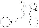 CAS 登录号:16199-90-9, 2-(六氢-1H-氮杂卓-1-基)乙基alpha-环己基噻吩-2-乙酸酯盐酸盐