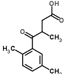 CAS#: 16206-39-6, 4-(2,5-Dimethylphenyl)-3-Methyl-4-Oxobutanoic Acid