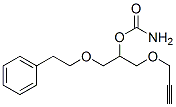 CAS 登录号:16221-67-3, 1-(2-苯基乙氧基)-3-(2-丙炔基氧基)-2-丙醇氨基甲酸酯