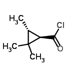 CAS#: 162224-59-1, (1R,3R)-2,2,3-Trimethylcyclopropanecarbonyl Chloride