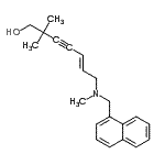 CAS#: 162227-13-6, (5E)-2,2-Dimethyl-7-[Methyl(1-Naphthylmethyl)Amino]-5-Hepten-3-Yn-1-Ol