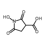 CAS#: 162369-86-0, 1-Hydroxy-2,5-Dioxo-3-Pyrrolidinecarboxylic Acid