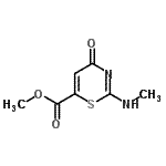 CAS#: 16238-34-9, Methyl 2-(Methylamino)-4-Oxo-4H-1,3-Thiazine-6-Carboxylate