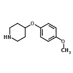 CAS#: 162402-33-7, 4-(4-Methoxyphenoxy)Piperidine