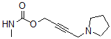 CAS 登录号：16253-32-0， 4-(1-吡咯烷基)-2-丁炔基-N-甲基氨基甲酸酯