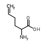CAS 登录号：16258-05-2， 2-氨基-5-己烯酸