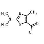 CAS#: 162651-14-1, 2-(Dimethylamino)-4-Methyl-1,3-Thiazole-5-Carbonyl Chloride