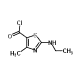 CAS#: 162651-15-2, 2-(Ethylamino)-4-Methyl-1,3-Thiazole-5-Carbonyl Chloride