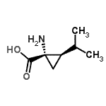 CAS 登录号：162679-91-6， (1S,2R)-1-氨基-2-异丙基环丙烷羧酸