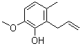 CAS 登录号：16273-13-5， 6-甲氧基-3-甲基-2-(2-丙烯-1-基)-苯酚