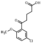 CAS#: 162930-56-5, 5-(5-Chloro-2-Methoxyphenyl)-5-Oxopentanoic Acid