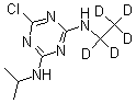CAS#: 163165-75-1, 6-Chloro-N-(Ethyl-D5)-N'-(1-Methylethyl)-1,3,5-Triazine-2,4-Diamine