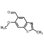 CAS#: 163257-32-7, 6-Methoxy-2-Methyl-1,3-Benzothiazole-5-Carbaldehyde