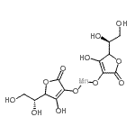 CAS#: 16351-10-3, Manganese(2+) 5-[(1R)-1,2-Dihydroxyethyl]-4-Hydroxy-2-Oxo-2,5-Dihydro-3-Furanolate 5-[(1S)-1,2-Dihydroxyethyl]-4-Hydroxy-2-Oxo-2,5-Dihydro-3-Furanolate (1:1:1)