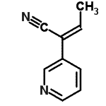 CAS#: 163562-94-5, (2Z)-2-(3-Pyridinyl)-2-Butenenitrile