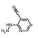 CAS#: 16357-75-8, 4-Hydrazino-5-Pyrimidinecarbonitrile