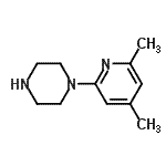 CAS#: 163613-83-0, 1-(4,6-Dimethyl-2-Pyridinyl)Piperazine