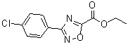 CAS 登录号：163719-69-5， 3-(4-氯苯基)-1,2,4-恶二唑-5-羧酸乙酯