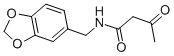 CAS#: 16386-35-9, N-(1,3-Benzodioxol-5-Ylmethyl)-3-Oxo-Butanamide
