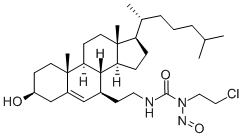 CAS#: 164120-26-7, 1-(2-Chloroethyl)-3-[2-[(3S,7R,10R,13R,17R)-3-Hydroxy-10,13-Dimethyl-17-[(2R)-6-Methylheptan-2-Yl]-2,3,4,7,8,9,11,12,14,15,16,17-Dodecahydro-1H-Cyclopenta[a]Phenanthren-7-Yl]Ethyl]-1-Nitrosourea