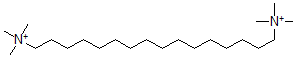 CAS 登录号：16414-68-9， N,N,N,N',N',N'-六甲基-十六烷双铵