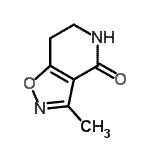 CAS#: 164223-42-1, 3-Methyl-6,7-Dihydro[1,2]Oxazolo[4,5-c]Pyridin-4(5H)-One