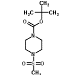 CAS#: 164331-38-8, 2-Methyl-2-Propanyl 4-(Methylsulfonyl)-1-Piperazinecarboxylate