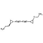 CAS#: 164386-12-3, (1R,2S)-1,1'-(1,3-Butadiyne-1,4-Diyl)Bis(2-Ethoxycyclopropane)