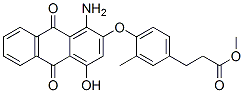 CAS#: 16472-09-6, Methyl 3-[4-[(1-Amino-9,10-Dihydro-4-Hydroxy-9,10-Dioxo-2-Anthryl)Oxy]-m-Tolyl]Propionate