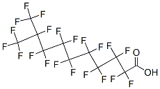 CAS 登录号：16486-94-5， 十八氟-9-(三氟甲基)癸酸