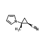 CAS#: 165059-79-0, (1R,2R)-2-Methyl-2-(1H-Pyrrol-1-Yl)Cyclopropanecarbonitrile