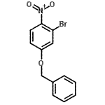 CAS 登录号：165190-62-5， 4-(苄氧基)-2-溴-1-硝基苯