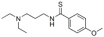 CAS 登录号：16531-23-0， N-[3-(二乙基氨基)丙基]-4-甲氧基硫代苯甲酰胺