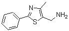 CAS#: 165735-95-5, 4-Methyl-2-Phenyl-5-Thiazolemethanamine
