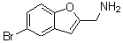 CAS#: 165736-51-6, 1-(5-Bromo-1-Benzofuran-2-Yl)Methanamine