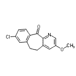 CAS#: 165739-70-8, 8-Chloro-3-Methoxy-5,6-Dihydro-11H-Benzo[5,6]Cyclohepta[1,2-b]Pyridin-11-One
