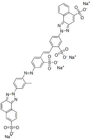 CAS#: 16596-97-7, Tetrasodium 2-[4-[2-[4-[[2-Methyl-4-(7-Sulphonato-2H-Naphtho[1,2-d]Triazol-2-Yl)Phenyl]Azo]-2-Sulphonatophenyl]Vinyl]-3-Sulphonatophenyl]-2H-Naphtho[1,2-d]Triazole-5-Sulphonate
