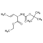 CAS#: 166094-02-6, Ethyl (2S,3E)-2-({[(2-Methyl-2-Propanyl)Oxy]Carbonyl}Amino)-3-Pentenoate