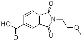 CAS#: 166096-35-1, 2-(2-Methoxyethyl)-1,3-Dioxo-5-Isoindolinecarboxylic Acid