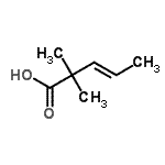 CAS#: 16642-52-7, (3E)-2,2-Dimethyl-3-Pentenoic Acid