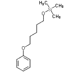 CAS#: 16654-53-8, Trimethyl[(5-Phenoxypentyl)Oxy]Silane