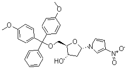 CAS 登录号：166984-63-0， 1-[5-O-[二(4-甲氧基苯基)苯基甲基]-2-脱氧-beta-D-赤式-呋喃戊糖基]-3-硝基-1H-吡咯
