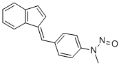 CAS 登录号：16699-07-3， 1-(4-N-甲基-N-亚硝基氨基-亚苄基)茚