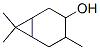 CAS 登录号：16725-98-7， 4,7,7-三甲基双环[4.1.0]庚烷-3-醇