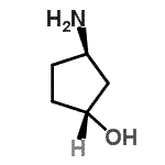 CAS#: 167298-58-0, (1R,3R)-3-Aminocyclopentanol