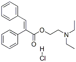 CAS 登录号:1679-81-8, 2-(二乙基氨基)乙基(亚苄基)苯乙酸酯盐酸盐