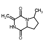 CAS#: 168074-99-5, 6-Methyl-3-Methylenehexahydropyrrolo[1,2-a]Pyrazine-1,4-Dione